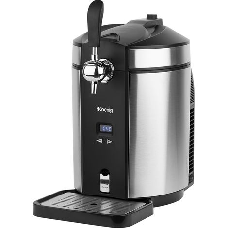 HKoeNIG Tireuse a biere - tous futs de 5L - Noir/Inox - BW1880 (1/5)