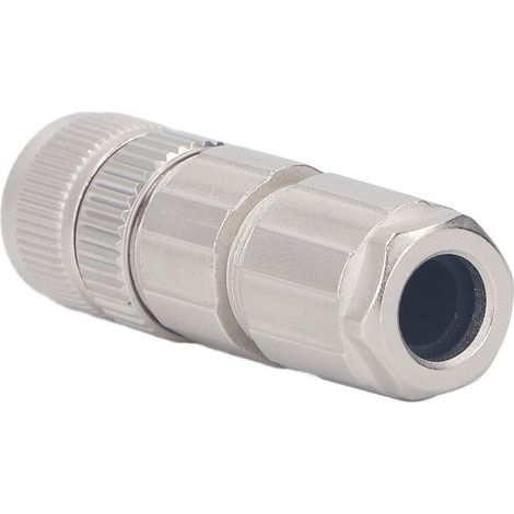 Connecteur aviation M12 droit 4 broches étanche IP67 ignifuge résistant au feu 50V AC 60V DC (1/5)