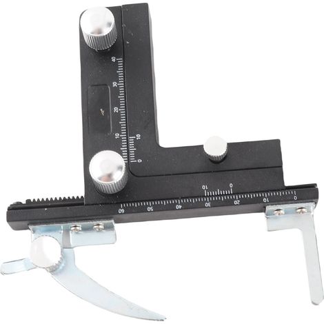 Curseur de déplacement X-Y pour microscope en alliage d'aluminium avec échelle, plateau mécanique de précision 0.1mm, accessoire pro (1/5)