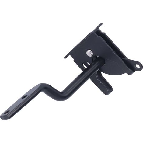 Kit de Serrure à Verrou pour Portes et Clôtures - RustProof - Matériel de Sécurité Carbon Steel - Kit Hardware Portail complet avec Base, Tige et 6 Vis pour Montage facile (1/4)