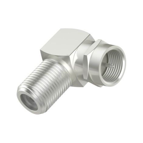 Adattatore SAT Hama spina F - raccordo F 90°