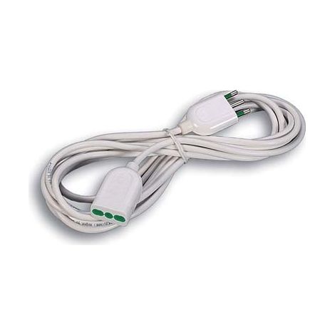 PROLUNGA LINEARE BIPASSO FME  BIANCO 2P+T 16A n°XMMQ 3X010 MT 3