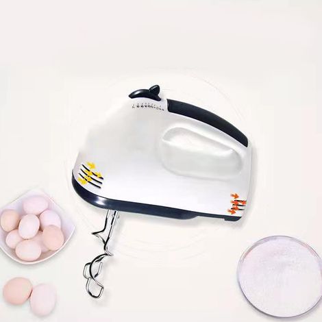 Coffret cadeau aux normes européennes : batteur à œufs automatique, pétrin, batteur électrique, robot pâtissier avec mousseur et pétrissage, beurreuse, 220 V (norme européenne). (1/5)