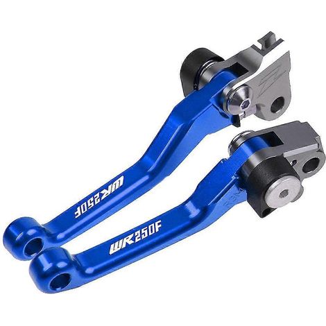 Leviers de frein et d'embrayage à pivot CNC pour moto tout-terrain Yamaha WR250F 2001-2015 2014 2013 WR 250F 2016-2018 2017--WR250F 16-18 (1/4)