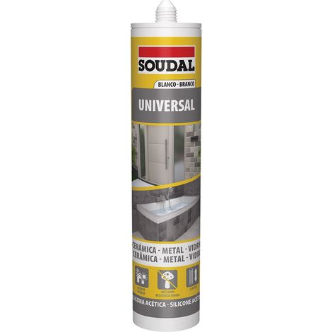 Silicona Universal SOUDAL Blanca 280ml 103184 (1/2)