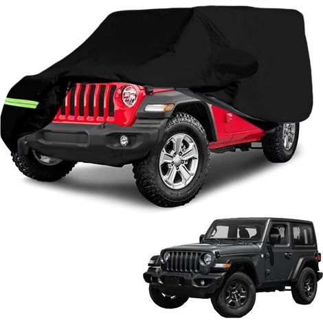 Housse De Voiture Imperméable pour 2 Portes, Anti UV, pour Extérieur Et Intérieur, pour 2 Portes, Couverture De Garage Complète Hiver Toutes Saisons (1/5)