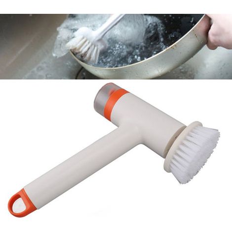 BelleRise - Nettoyeur électrique – Brosse rotative avec réservoir intégré – Mini portable – pour cuisine/salle de bain (1/5)