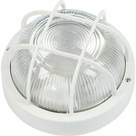 Plafond Applique Round Brixo à usage externe Hauteur de 17 cm white - Plafond Applique Round Brixo à usage externe Hauteur de 17 cm white