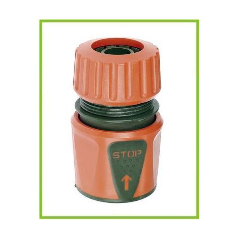 Connettore rapido per tubo flessibile da 1/2" in gomma/lega
