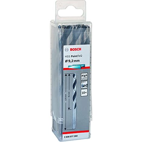 Bosch - Set di punte per metallo, 9,2x125 mm, 10 pz 2608577260