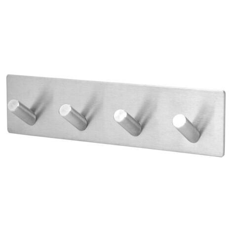 Stainless Steel Wall and Door Hooks Heavy Duty Adhesive Hooks for Kitchen and Bathroom (1/5)