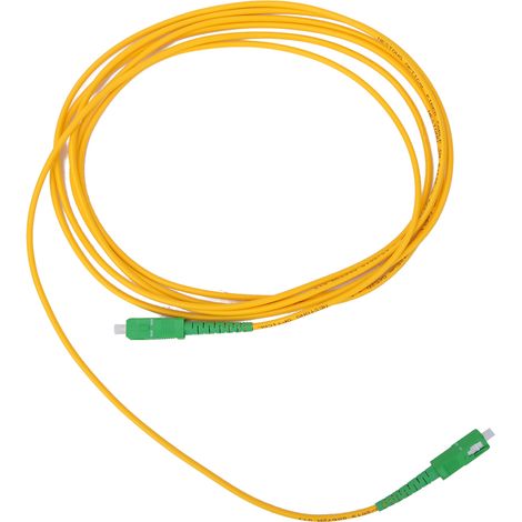 câbles de brassage à fibre optique monomodes et monoconducteurs SC/APC SM-G652D OS2 de 3 mètres (1/5)