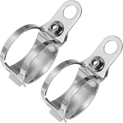2 Pièces Support de Clignotant Moto Réglable Métal pour Fourche 30-43 Mm, Accessoires Moto, Support Indicateur de Phare pour Installation à Suspendre