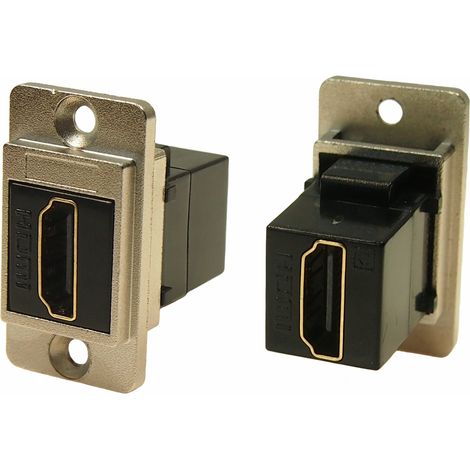 Connecteur HDMI RS PRO Femelle vers Femelle 2 voies Type A Droit ( Prix pour 1 )