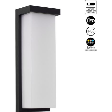 Aplique De Pared Exterior En Aluminio "Retal" - Potencia