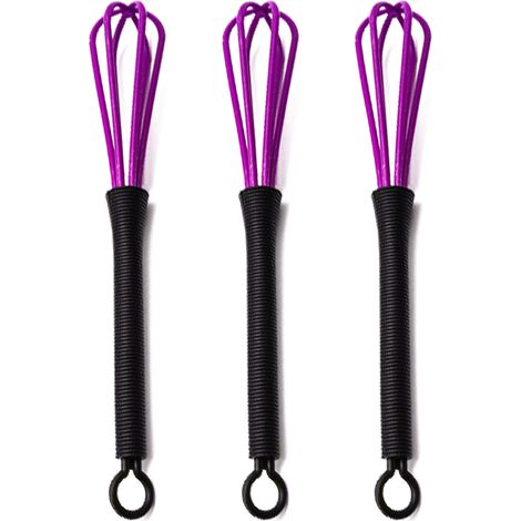 Fouet De Mélange Pour Teinture Cheveux - Outil En Plastique Résistant - Pour Salon Et Cuisine - Lot De 3 Pièces (1/5)