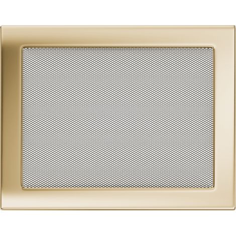 Lüftungsgitter 22x30 galvanisches Gold (1/3)