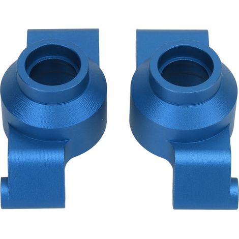 Essieu arrière en alliage d'aluminium, support de moyeu métallique pour TRAXXAS MAXX 1/10 89076, pièces de mise à niveau RC, accessoires de rechange, bleu (1/5)