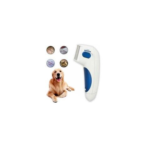 Peigne électrique anti-puces pour animal de compagnie pour chat et chien, peignes de toilettage pour enlever efficacement les puces, peigne de nettoyage des poux, outils de toilettage - Crezuo
