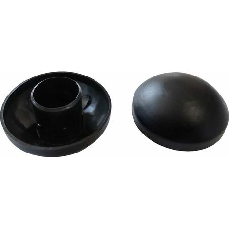 Lot de 8 Capuchons de poteaux Noir 25mm pour Trampoline