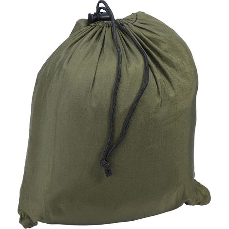 Hamac de camping double avec moustiquaire pour jardin extérieur et jungle (vert militaire) (1/5)