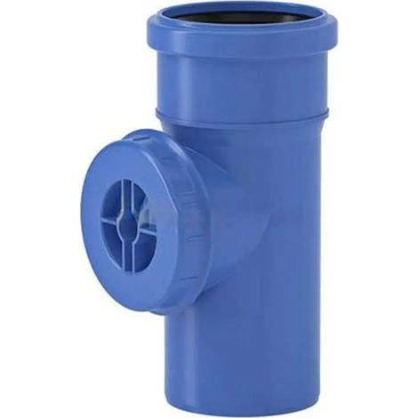 HTRE raccordo d'ispezione con tappo tondo filettato ad innesto ø90 mm - gamma Triplus VS0650905 (1/2)