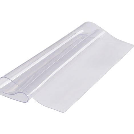 Mophorn Copritavolo trasparente, 12" x 12" / 305 x 305 mm, tovaglia in PVC di 1,5 mm, protezione impermeabile per scrivania, tavolino e tavolo da pranzo
