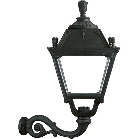 Aplique de pared clásico CITY INDURA E27 70 W IP55 Negro (1/3)