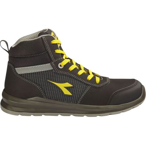Diadora Speedy Mid S3S FO SR SC ESD MF Arbeitshochschuhe - 45 EU - Schwarze