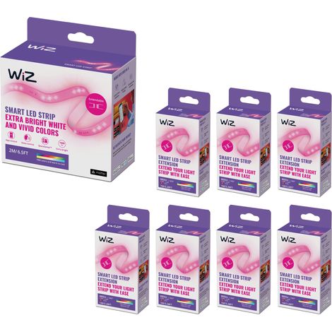 WiZ LED Streifen 9 Meter Weißes und Farbiges Licht - inkl. Stromkabel - Smarte LED Beleuchtung - WLAN (1/5)