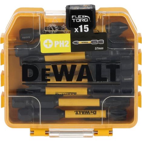 Stanley Set de 15 embouts Ph2 57 mm présentoir comptoir 21 sets 15 pièces