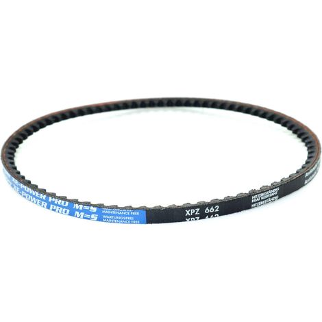 Courroie type trapézoïdale crantée XPZ662