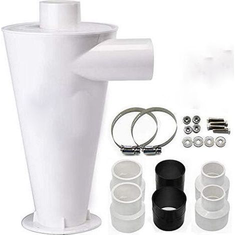 Dépoussiéreur à cyclone,Aspirateur séparateur collecteur de filtre,Kits d’accessoires Dépoussiéreur à cyclone,Cyclone Filtre pour aspirateur Collecteur de Poussière Séparateur Industri (1/4)
