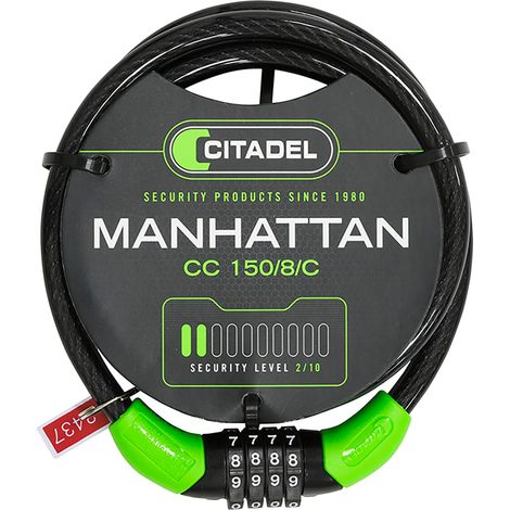 CITADEL CANDADO FLEXIBLE C/COMBINACION 80CM
