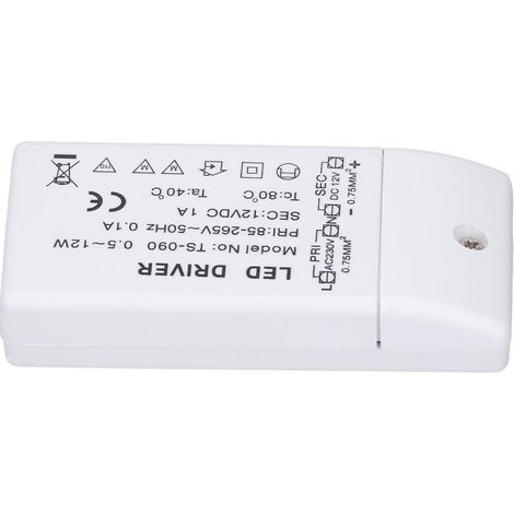 LED-Netzteil/Treiber, IP67 wasserdichter LED-Beleuchtungstransformator für den Innen- und Außenbereich, Eingangsspannung 85–265 V (1/5)