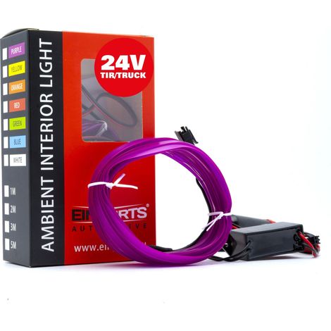 EPAL3M FIBRA OTTICA A LED VIOLA, 3 METRI, 24V (1/4)