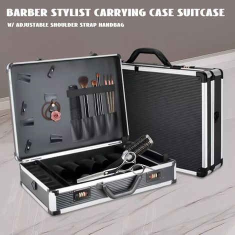 Barbier Sac de transport Boîte à outils Coiffeur Stockage Boîte à outils +2 Mot de passe Boucle Sac (1/5)