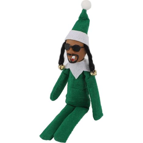 Poupée Lutin Noir de Noël en Résine et Feutrine, Ornement Hip Hop pour Déco Fête, Porche, Bureau, Maison, Décoration Festival A1 (1/5)