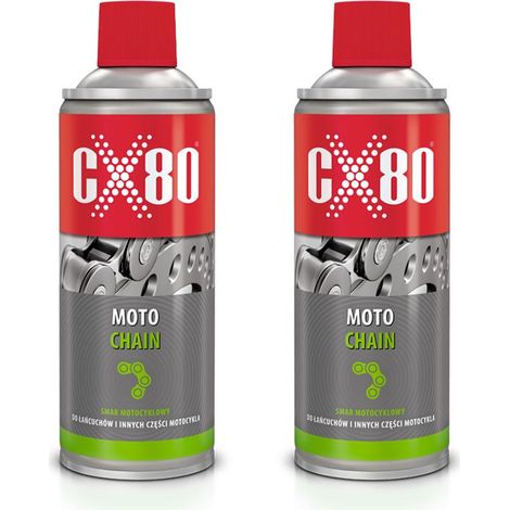 Huile synthétique pour chaîne de moto CX80 - Lubrifiant pour chaîne de moto 500 ml x2 (1/2)
