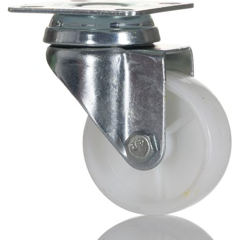 Roulettes industrielles Pivotante RS PRO, Diam 50mm, 50kg ( Prix pour 1 ) (1/2)