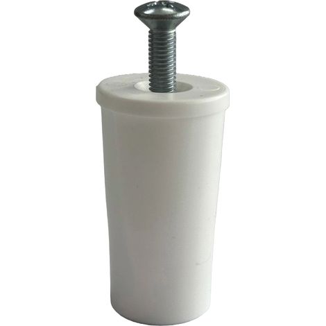 PARACOLPO PER TAPPARELLE CON RONDELLA E VITE Col. Bianco mm. 41 50.00 pz