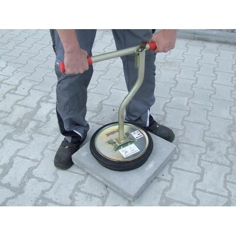 Machine de pose de dalles à aspiration – Charge maximale 25 kg – Largeur 280 mm – Pour chantiers humides et espaces confinés – Probst