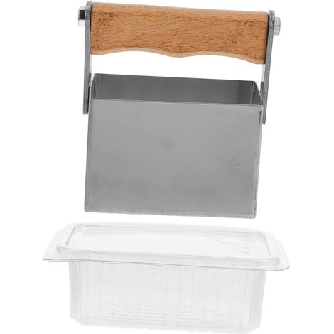 Kit Coupe-miel en Acier Inoxydable, Outil Apicole Précis, Boîte à Rayon de Miel, pour Apiculture, 1 Set, Solide et Polyvalent (1/5)