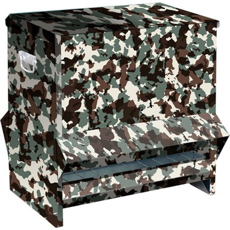 Mangeoire à perdrix camouflée pour l'extérieur 50 x 44 x 36 cm  Mangeoire à oiseaux extérieure  Robuste et durable  Zéro déch (1/5)