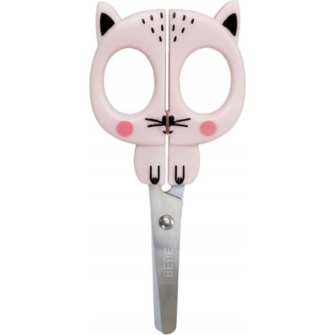 Tijeras escolares metálicas redondas de acero inoxidable de 13 cm (1/5)