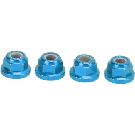 Stück Sicherungsmuttern aus Aluminiumlegierung für TRAXXAS UDR 1/7, blaue RC-Ersatzteile (1/5)