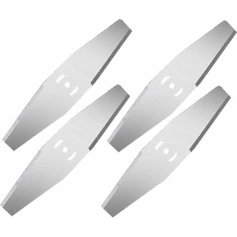 Remplacement des Têtes de Lame de Coupe-Herbe Tondeuse à Gazon Lames de Débroussailleuse Têtes de Lame De Désherbant(Blade x 4) (1/5)