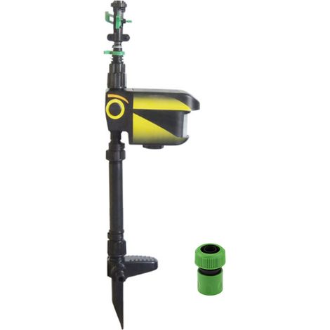 Irrigatori a energia solare anti-topi e anti-uccelli, attivati dal movimento in giardino, dissuasori per coyote con 3 modalità di distribuzione dello spruzzo, getto automatico a 120°. (1/5)
