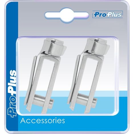 Testa forcella Proplus M8 58mm acciaio zincato 2 pezzi (1/3)