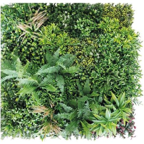 SIEPE ARTIFICIALE A PANNELLO QUADRATO 'JUNGLE' mt 1 x 1